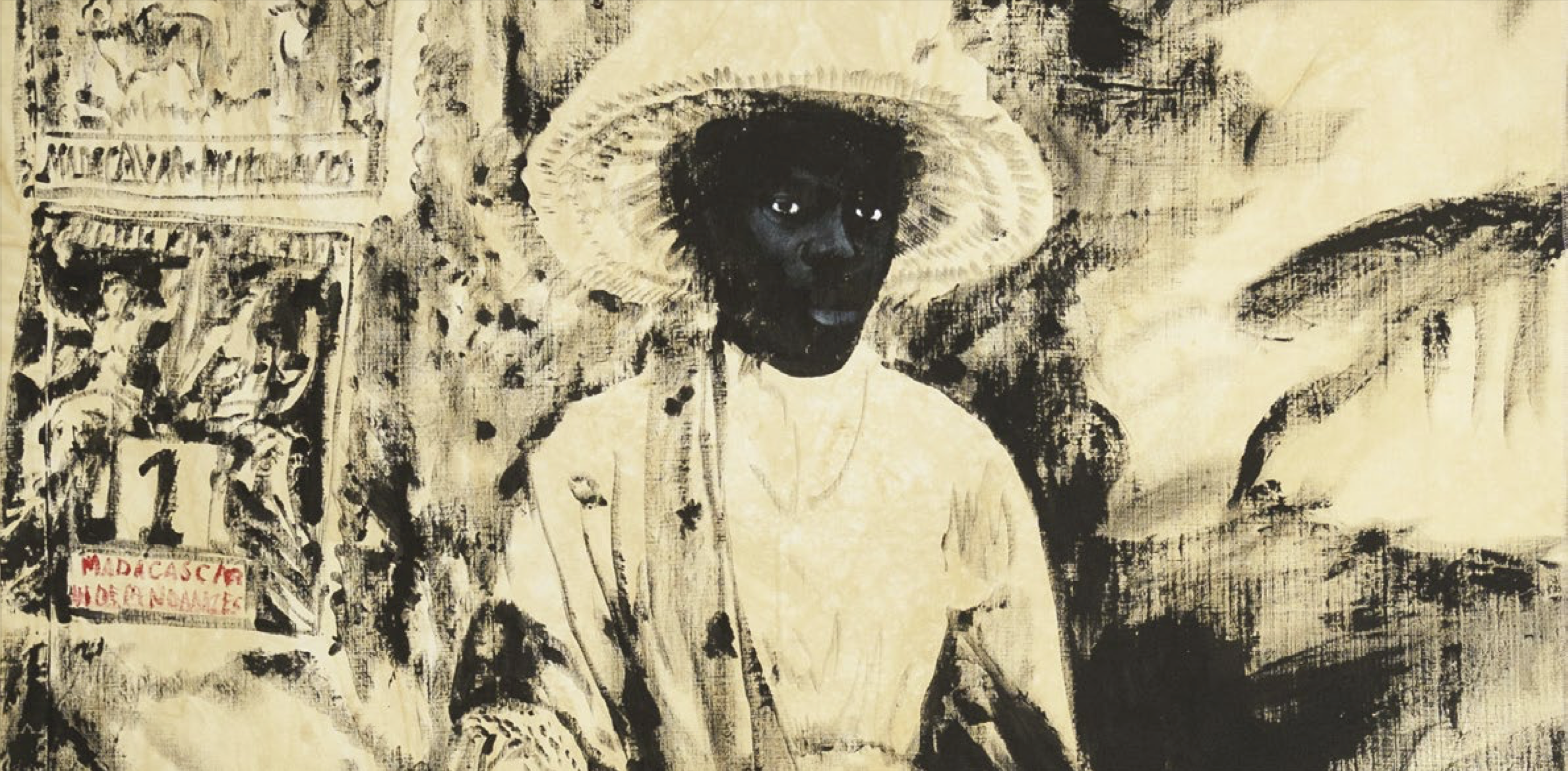 carte postale revisitée avec le visage de Roméo Mikevannin